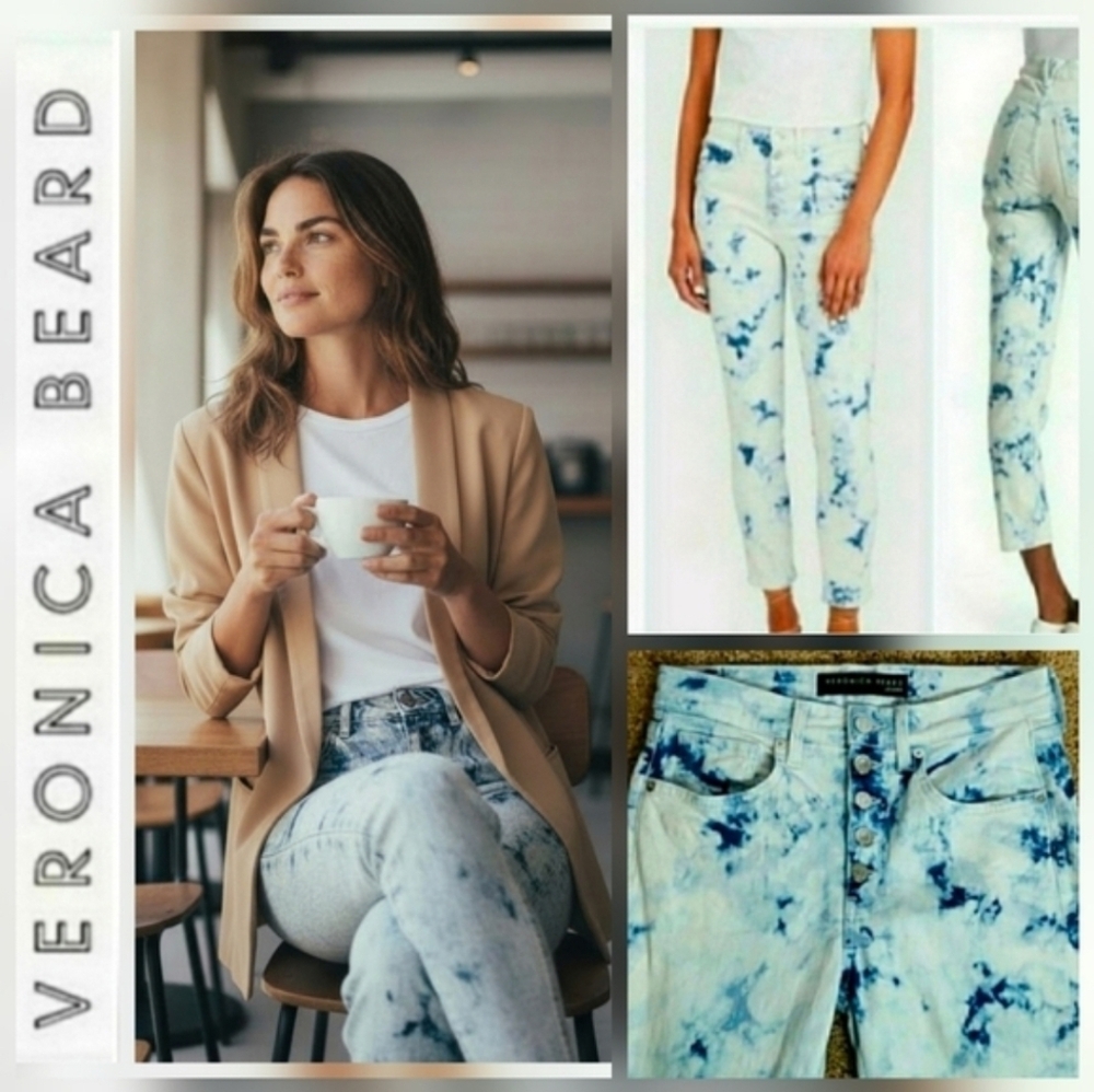 Veronica Beard | Debbie High Rise Tye-Dye Skinny Jeans Size 27 or 4